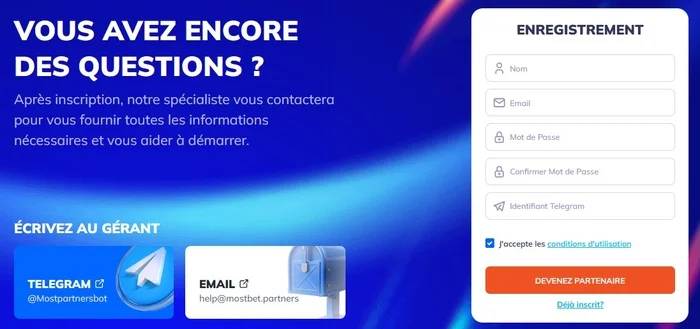 Service client Mostbet CI